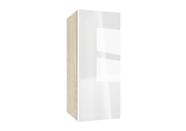 Горен модул с врата и рафт Глосмакс 30 Сонома - Алба