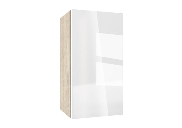 Горен модул с врата и рафт Глосмакс 40 Сонома - Алба