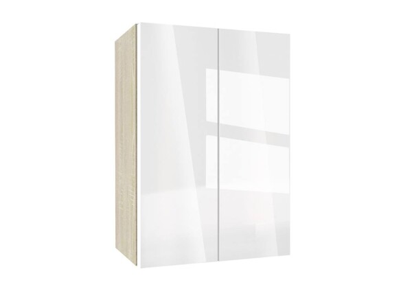 Горен модул с две врати и рафт Глосмакс 50 Сонома - Алба