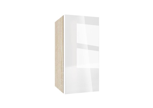 Горен модул с врата и рафт Глосмакс 3М Сонома - Алба