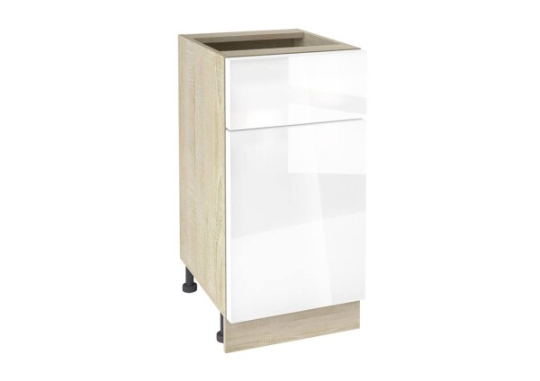 Долен модул с врата и чекмедже Глосмакс 411 Сонома - Алба