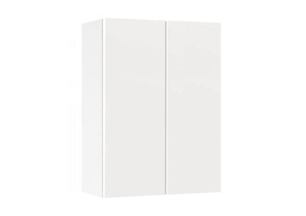 Горен модул с две врати и рафт Мат 50 Бял - Бял мат