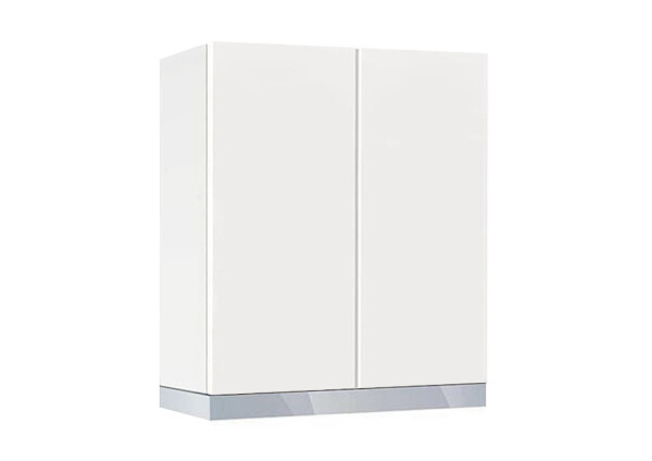 Горен модул с две врати и рафт за абсорбатор Мат 60А Бял - Бял мат