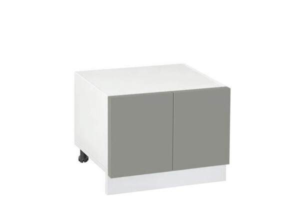 Долен модул с две врати Мат 601Р Бял - Сив
