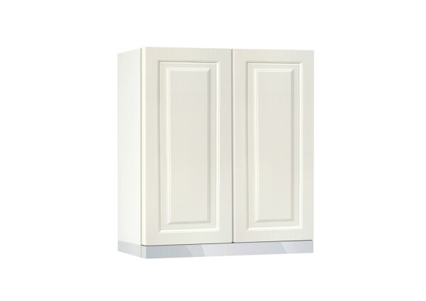 Горен модул с две врати и рафт за абсорбатор Винтидж 60А Бял - Каймак