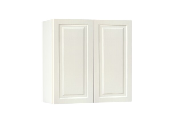 Горен модул с две врати и рафт Винтидж 80 Бял - Каймак