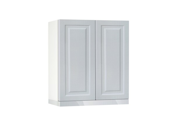 Горен модул с две врати и рафт за абсорбатор Винтидж 60А Бял - Грижио