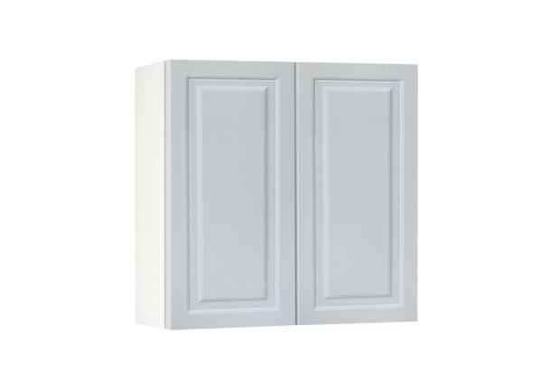 Горен модул с две врати и рафт Винтидж 80 Бял - Грижио