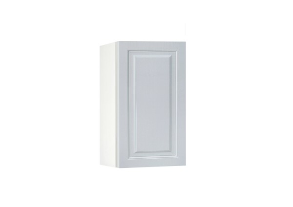 Горен модул с врата и рафт Винтидж 4М Бял - Грижио