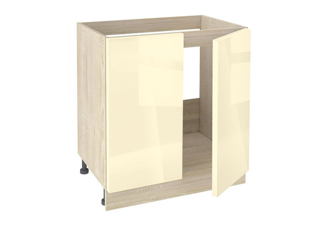 Долен модул за мивка Глосмакс 800 Сонома - Айвъри