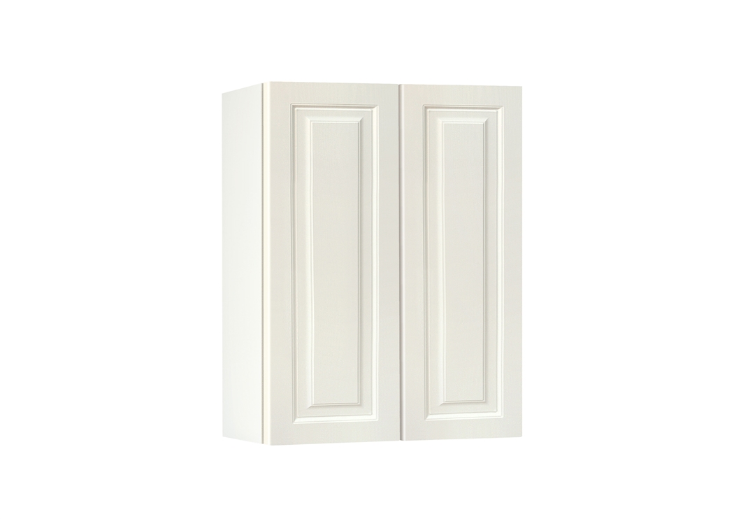 Горен модул с две врати и рафт Винтидж 50 Бял - Каймак