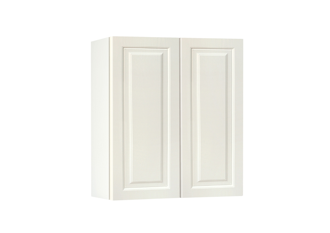 Горен модул с врата и рафт Винтидж 60 Бял - Каймак