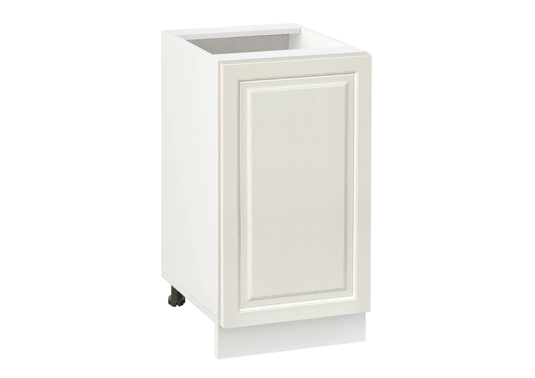 Долен модул с врата и рафт Винтидж 451 Бял - Каймак