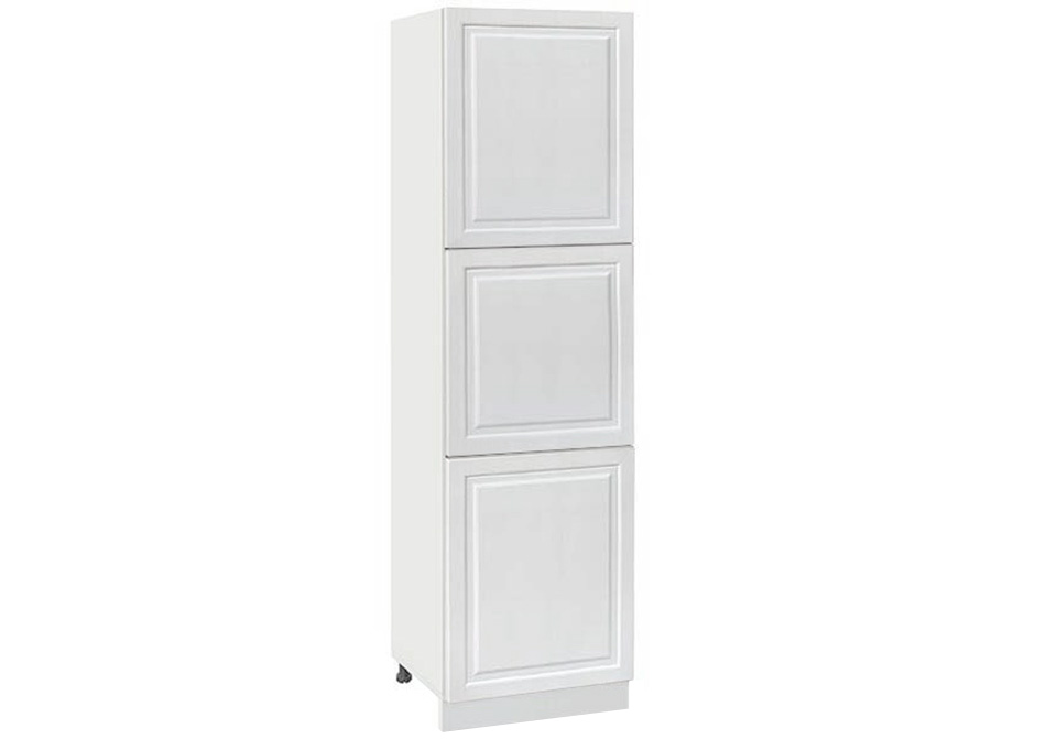 Колонен модул с три врати Винтидж 604К Бял - Бял